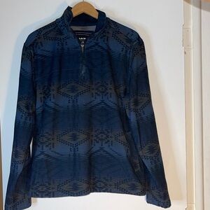 dakine aztec blue sweatshirt large